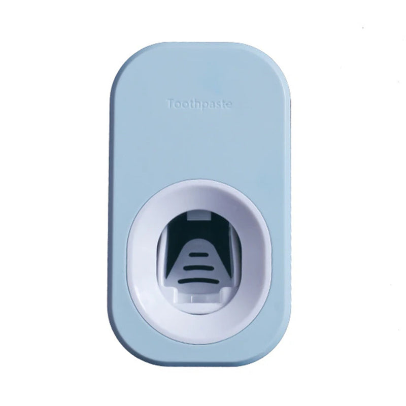 Automatic Toothpaste Dispenser Dust-Proof Toothbrush Holder Wall Mount Stand Bathroom Accessories Set Toothpaste Squeezer