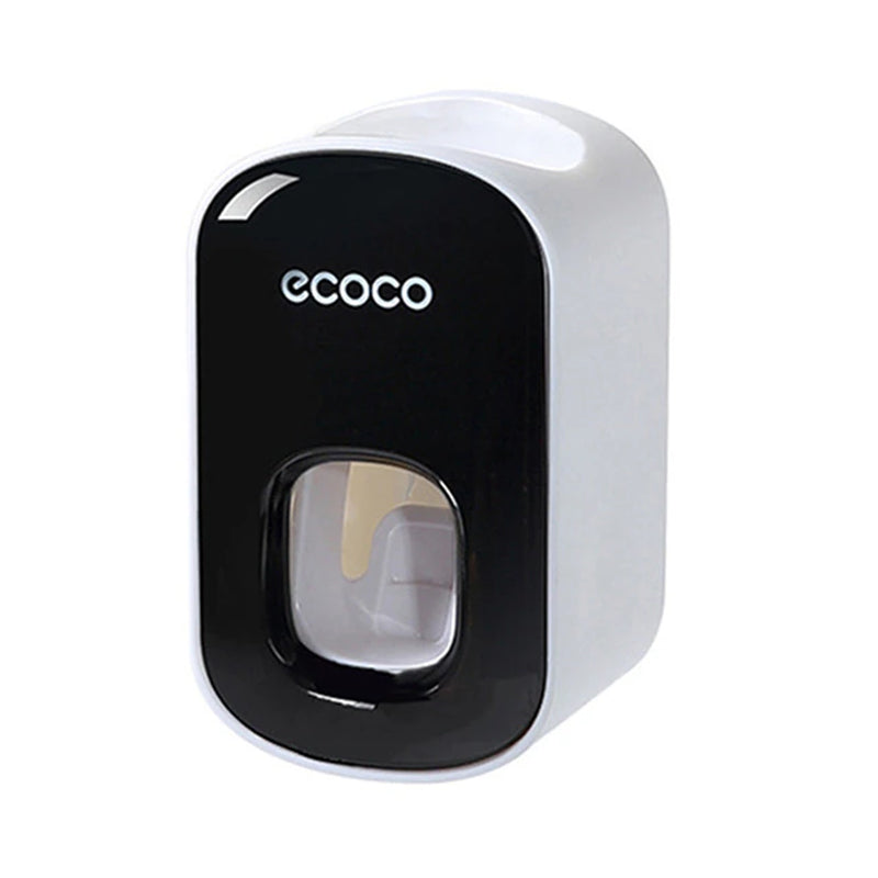 Automatic Toothpaste Dispenser Dust-Proof Toothbrush Holder Wall Mount Stand Bathroom Accessories Set Toothpaste Squeezer