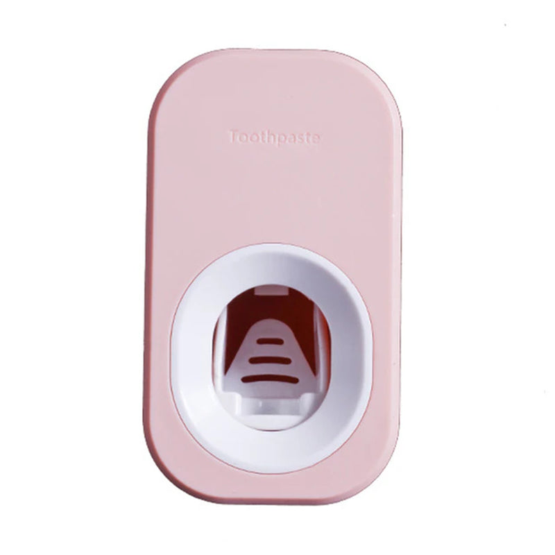Automatic Toothpaste Dispenser Dust-Proof Toothbrush Holder Wall Mount Stand Bathroom Accessories Set Toothpaste Squeezer